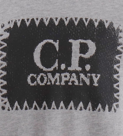 C.P. Company T-shirt - Gråmelerad m. Svart