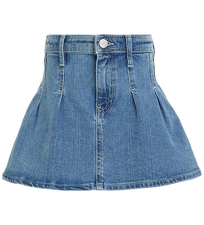 Tommy Hilfiger Skirt - Pleated Denim - Rivendell mid