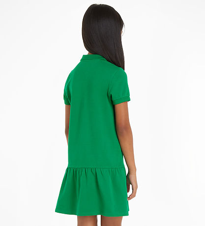 Tommy Hilfiger Kjole - Essential Polo - OL Green
