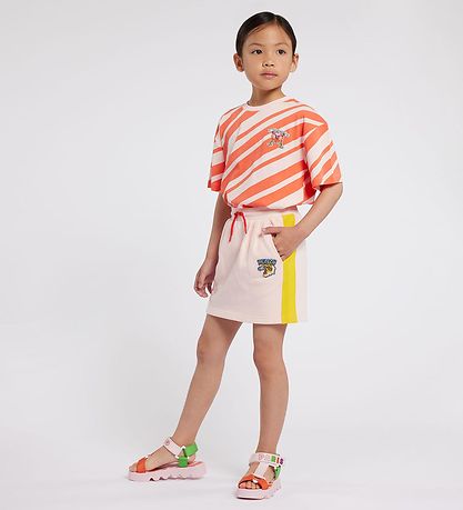 Jupe en Molleton Kenzo - Guidé Rose av. Orange/Jaune