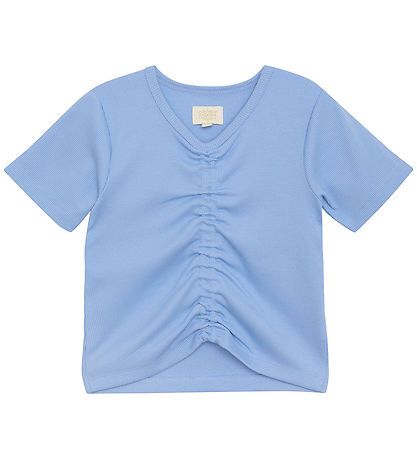 Creamie Stuttermabolur - Rib - Bel Air Blue