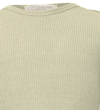 Minimalisma Bodysuit l/s - Bono - Silk/Cotton - Pear Sorbet