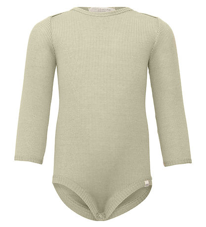 Minimalisma Bodysuit l/s - Bono - Silk/Cotton - Pear Sorbet