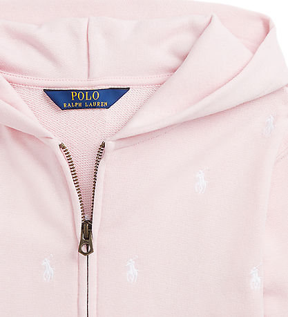 Polo Ralph Lauren Cardigan - Bleikt/Hvítt M, lógó
