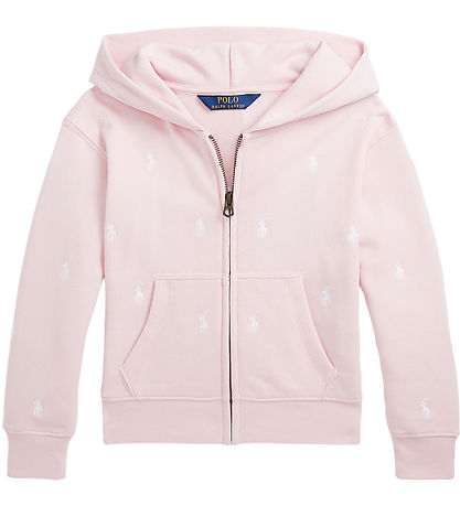 Polo Ralph Lauren Cardigan - Bleikt/Hvítt M, lógó