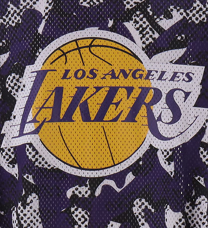 New Era Stuttermabolur - Lakers - Fjólublátt