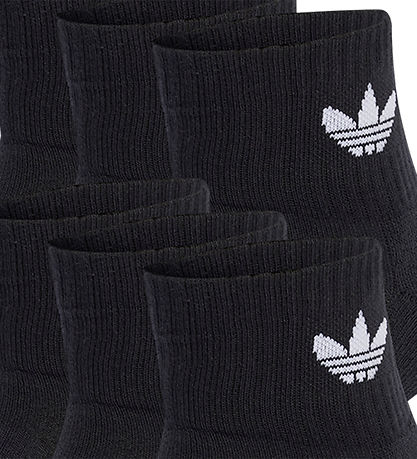 adidas Originals Socken - Mid Knöchel - 6er-Pack - Schwarz