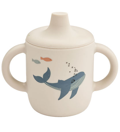 Liewood Kopp m. tut - Neil Sippy Cup - Silikon - Sea Creature/Sa