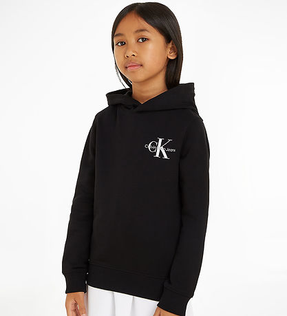 Calvin Klein Hoodie - Small Monogram - CK Black