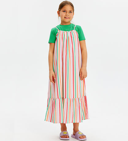 The New Kjóll - TnJodie Maxi - Multi Stripe