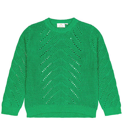 The New Blússa - Prjónað - TnJiva - Björt Green M. Glimmer