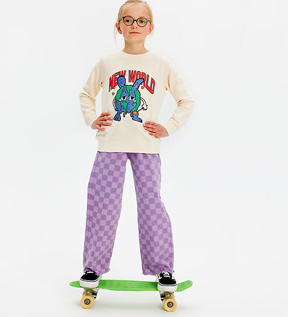 The New Jeans - TnJania Wide - Lavender Herb w. Checs