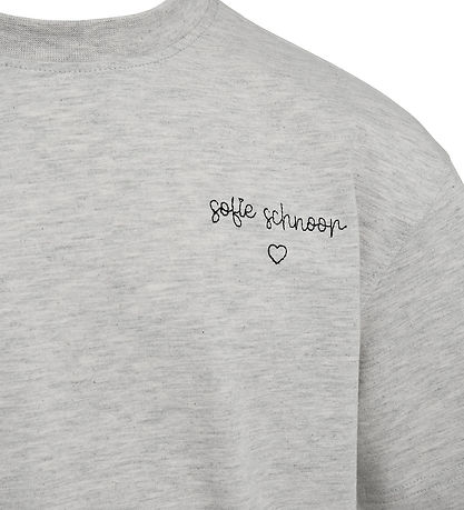 Sofie Schnoor Stuttermabolur - Grey Melange