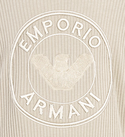 Emporio Armani Hoodie - Parchments w. Logo