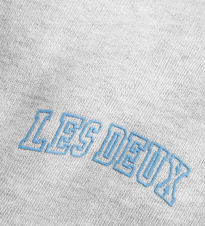 Les Deux Sweat Shorts - Blake - Snow Melange/Washed Denim Blue