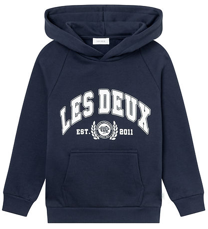 Sweat à Capuche Les Deux - Université - Dark Marine/Light Ivory
