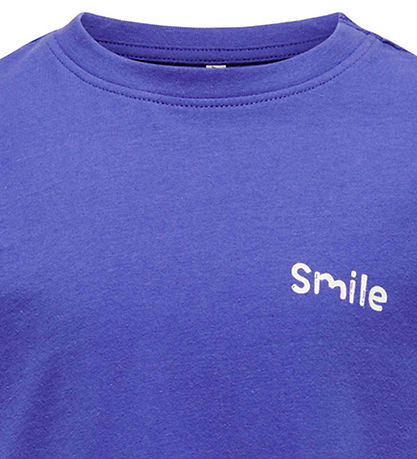 Kids Only T-shirt - KogVera - Dazzling Blue/Smile