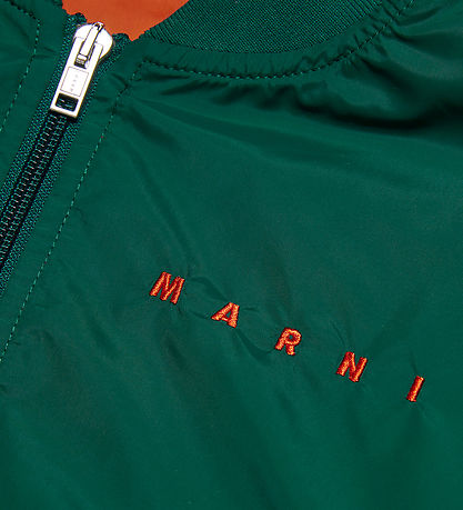Marni Jacket - Pine Green w. Orange