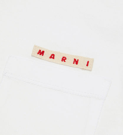 Marni Stuttermabolur - Hvítur M. Vasi