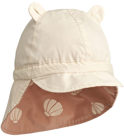 Liewood Sun Hat - Gorm Reversible - Shell Pale Tuscany/Sea Shell