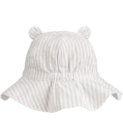 Liewood Sun Hat - Amelia - Stripes Crisp White/Sandy