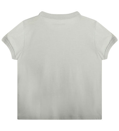 Zadig & Voltaire Stuttermabolur - Alister - Ljósgrátt M. Blóm/Si