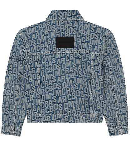 Little Marc Jacobs Jeansjacke - Denim Blue m. Print