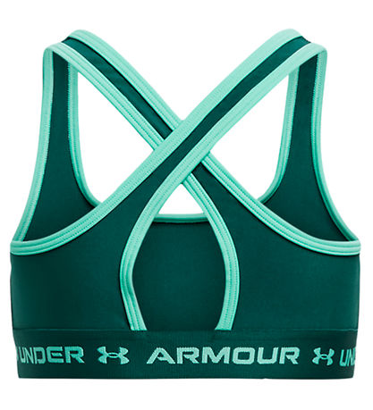 Under Armour Topp - Crossback Mid Solid - Hydro Teal