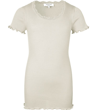 Rosemunde T-Shirt - Seide/Baumwolle - Noos - Neu White