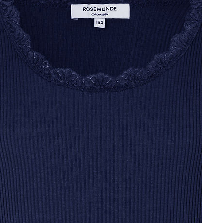 Rosemunde T-shirt - Silk/Cotton - Noos - Navy