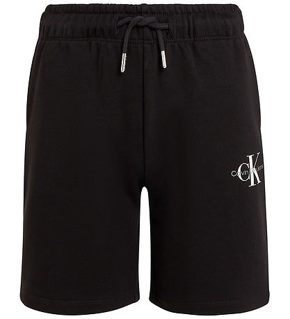 Calvin Klein Sweat Shorts - Monogram Relaxed - Ck Black