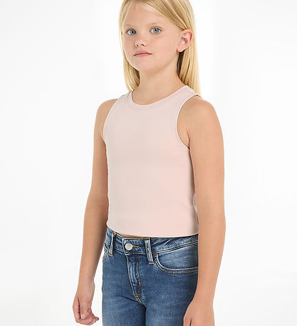 Calvin Klein Top - rmelloses Punto mit Band - Sepia Rose