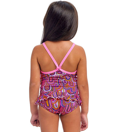 Funkita Swimsuit - Belted Frill - UV50+ - Learn To Flight
