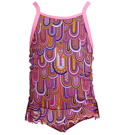 Funkita Swimsuit - Belted Frill - UV50+ - Learn To Flight
