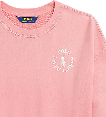 Polo Ralph Lauren Peysa - Borði Bleikt M. Hvítt