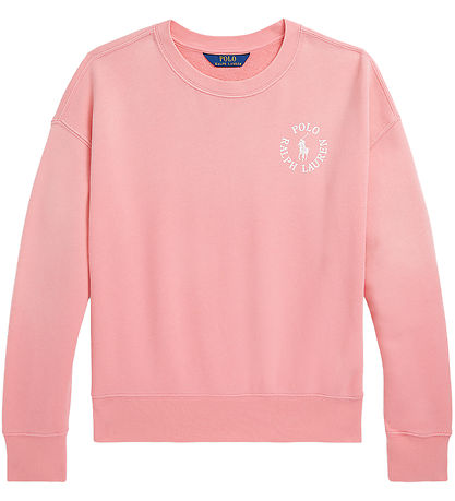 Polo Ralph Lauren Peysa - Borði Bleikt M. Hvítt