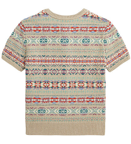 Polo Ralph Lauren Cardigan - Cotton/Wool - Beige/Multicolour