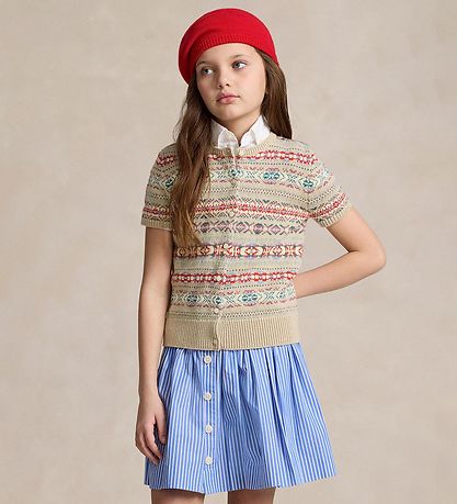 Polo Ralph Lauren Cardigan - Cotton/Wool - Beige/Multicolour