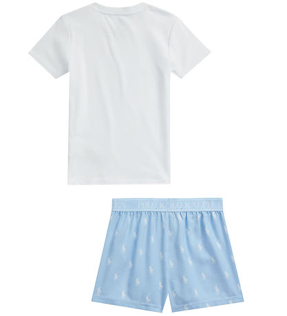 Polo Ralph Lauren Stuttermabolur/Stuttbuxur - Elite Blue/Hvítt M