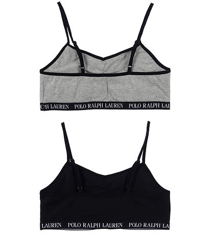 Polo Ralph Lauren Tops - 2er-Pack - Schwarz/Grau Meliert