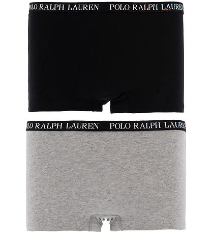 Polo Ralph Lauren Hipsters - 2er-Pack - Schwarz/Grau Meliert