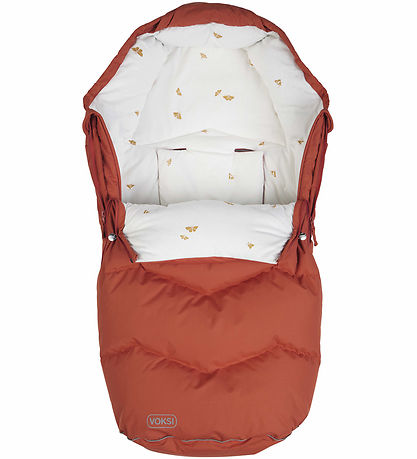 Voksi Fußsack - Urban - 88/115 cm - Terrakotta/Flügel