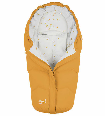 Voksi Fußsack - Move - 85 cm - Golden Yellow/Fliegend