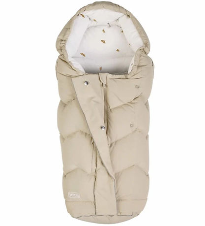 Voksi Footmuff - City - 100/125 cm - Seashell Sand/Wings