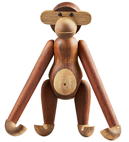 Kay Bojesen Houten figuur - Aapje - Medium - Teak/Limba