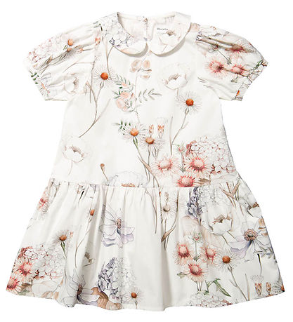Christina Rohde Kleid - Weiß m. Blumen