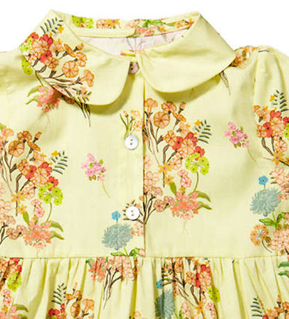 Christina Rohde Dress - Yellow w. Flowers