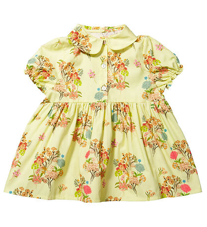 Christina Rohde Dress - Yellow w. Flowers