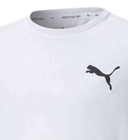 Puma T-shirt - Active Small Logo - White