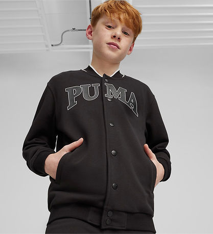 Black squad bomber jacket hot sale